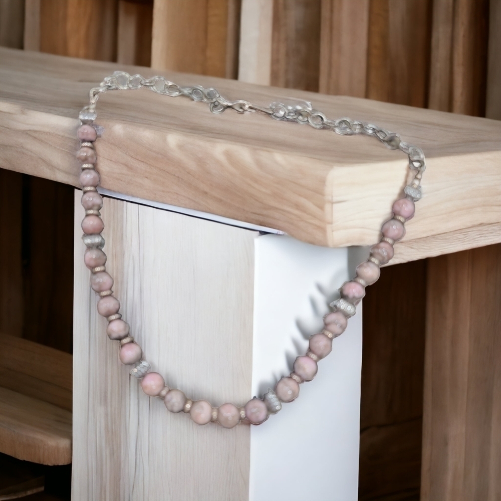 Pink and Sparkle Necklace